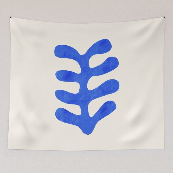 Item preview, After Henri Matisse Cut-Outs Watercolor Blue designed and sold by ahumbleconcept.
