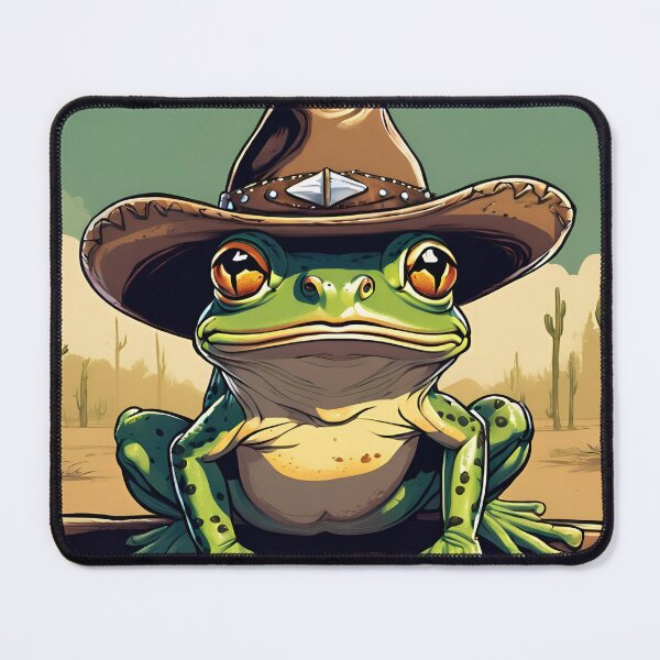 Item preview, Cowboy Frog designed and sold by FarmOfCuties.