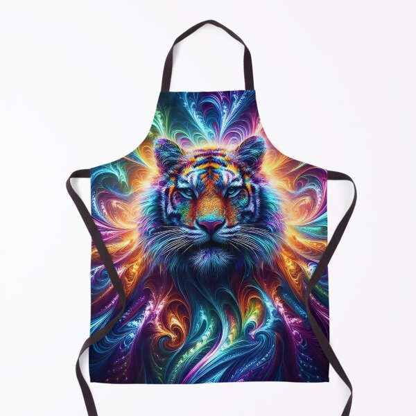 Item preview, Astral Tiger Fractal Art designed and sold by AI-Only Creations.