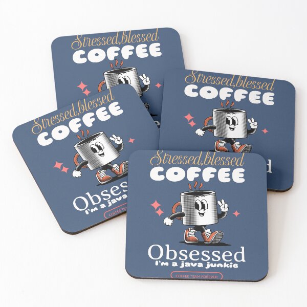 Item preview, Stressed, blessed, coffee designed and sold by KNMKtees.