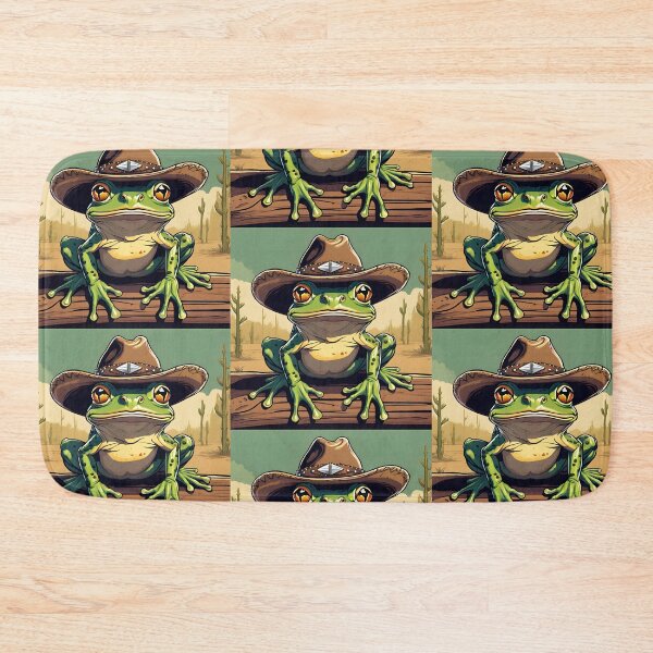 Item preview, Cowboy Frog designed and sold by FarmOfCuties.