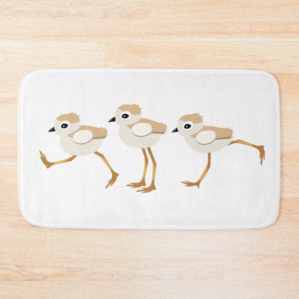 Item preview, Three Baby Sandpipers on the Beach designed and sold by AntiqueImages.