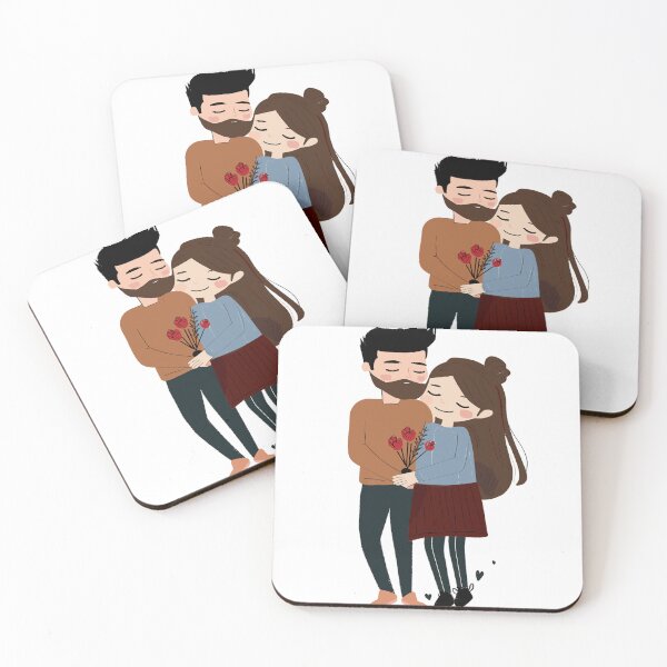 Item preview, Cute Couple designed and sold by HaxunLovesArt3295730.
