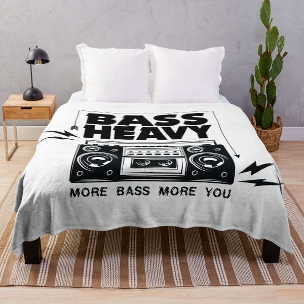 Item preview, More Bass, More You Retro Boombox Design designed and sold by deepbalance.