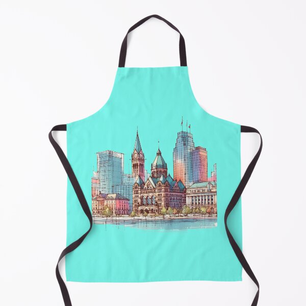 Item preview, 3D London Ontario Skyline Sketch Art,   designed and sold by PaintMeWorld.