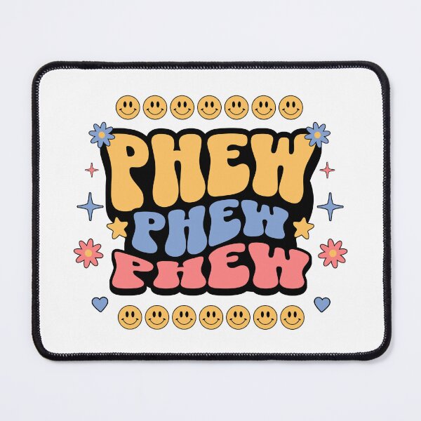 Item preview, Chuu strawberry rush phew phew phew Morcaworks typography kpop designed and sold by Morcawork.