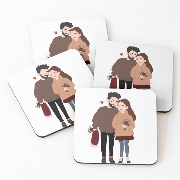 Item preview, Cute Couple designed and sold by HaxunLovesArt3295730.