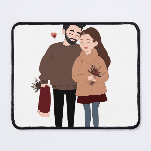 Item preview, Cute Couple designed and sold by HaxunLovesArt.