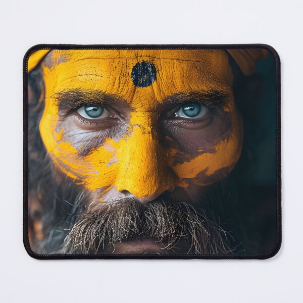 Item preview, A man with a yellow turban and gray beard, designed and sold by Artessie.
