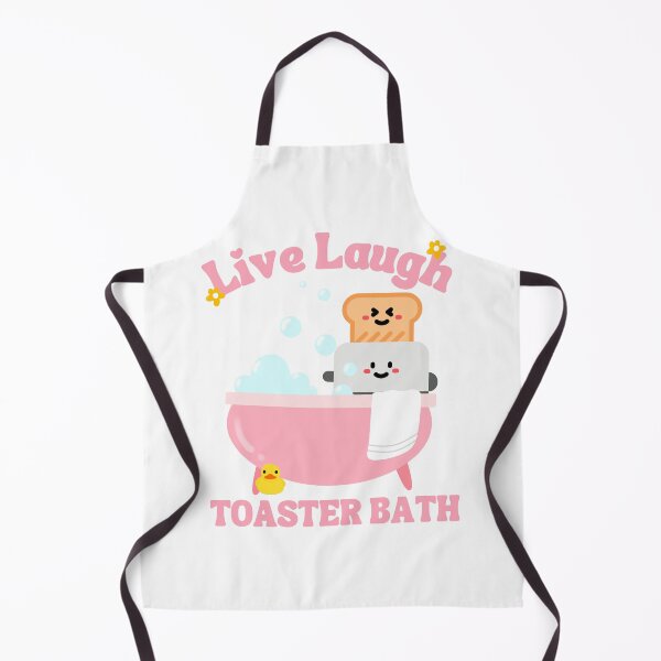 Item preview, Live Laugh Toaster Bath Cute Women Girls designed and sold by thebest-2studio.