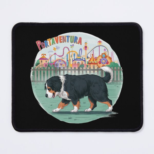 Item preview, Sad dog next to the amusement park 3 designed and sold by MyNiceDesigns.