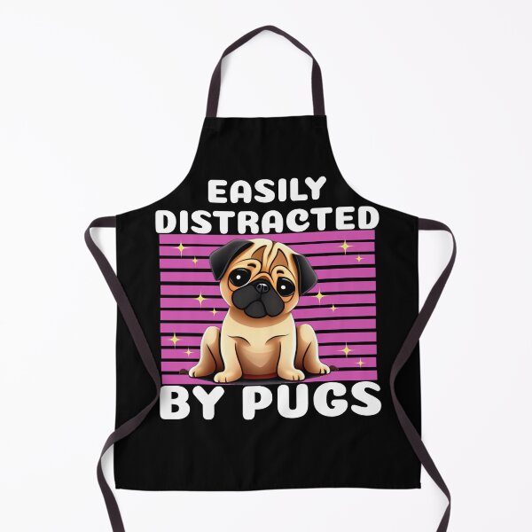 Item preview, Easily distracted by pugs, dog gifts designed and sold by Creativeeworld777.