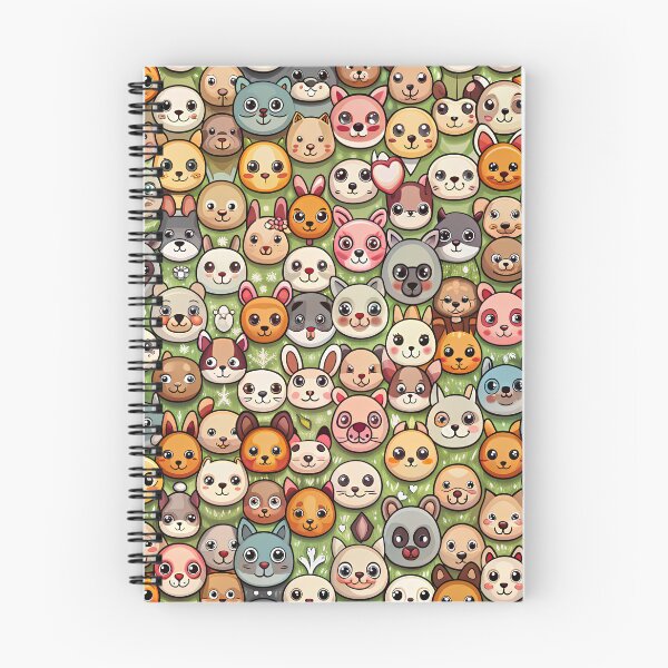 Item preview, Cute Animal Faces Pattern designed and sold by Itsheartshop.