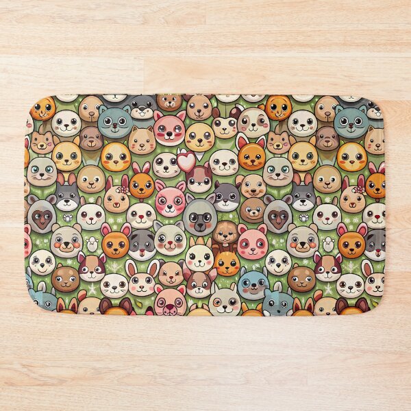 Item preview, Cute Animal Faces Pattern designed and sold by Itsheartshop.