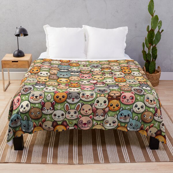 Item preview, Cute Animal Faces Pattern designed and sold by Itsheartshop.