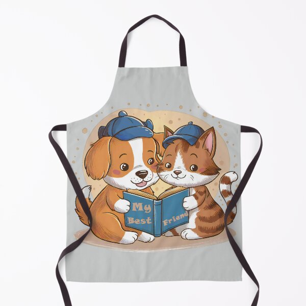 Item preview, Cat and dog reading a book designed and sold by DotPointLine.