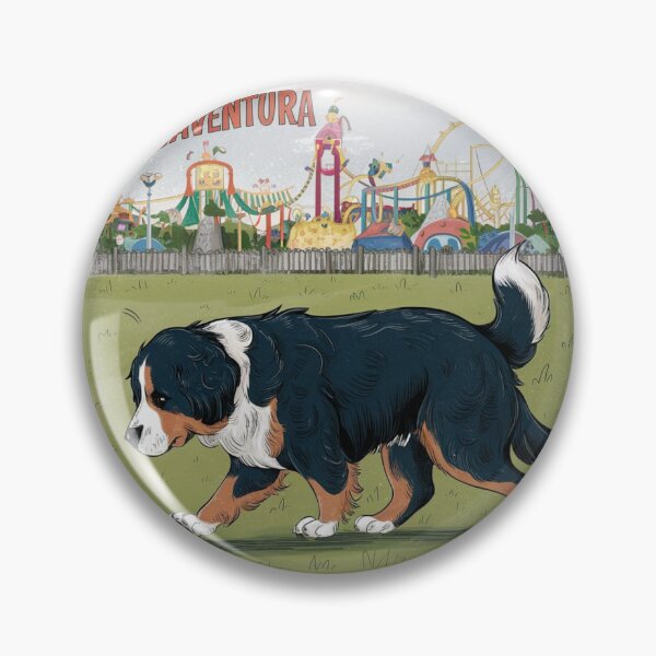 Item preview, Sad dog next to the amusement park 4 designed and sold by MyNiceDesigns.