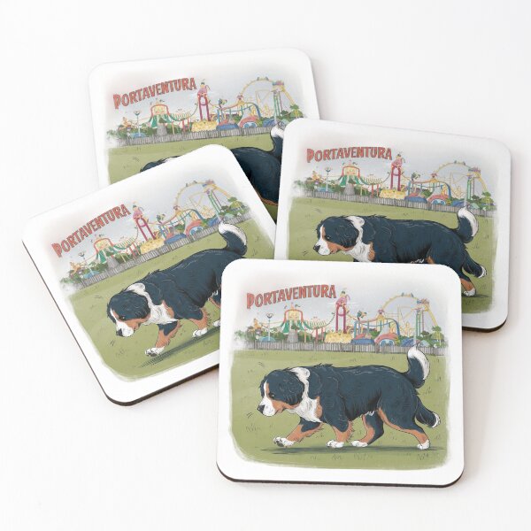 Item preview, Sad dog next to the amusement park 4 designed and sold by MyNiceDesigns.