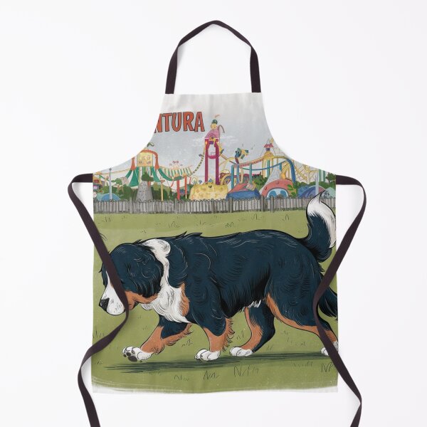Item preview, Sad dog next to the amusement park 4 designed and sold by MyNiceDesigns.