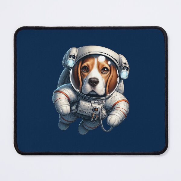 Item preview, Beagle floating in a spacesuit designed and sold by Bluetuc.