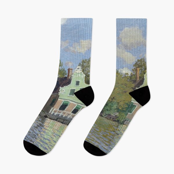 Item preview, Claude Monet, Houses on the banks of the Zaan designed and sold by Mauswohn.
