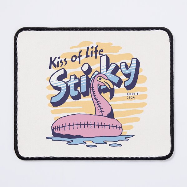 Item preview, Kiss of life kiof sticky kpop typography text Morcaworks designed and sold by Morcawork.