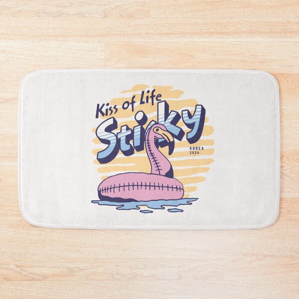 Item preview, Kiss of life kiof sticky kpop typography text Morcaworks designed and sold by Morcawork.