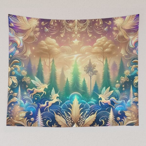Item preview, Holographic Forest Reverie designed and sold by AI-Only Creations.