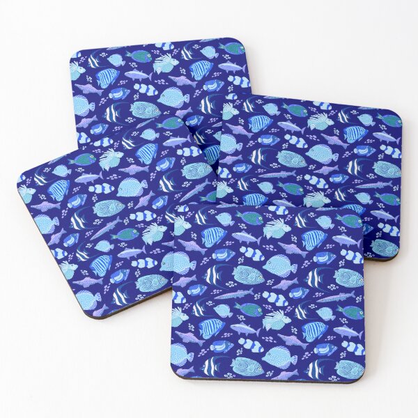 Item preview, Adorable fish pattern, vibrant colours, playful underwater theme designed and sold by Kaushlydraw.