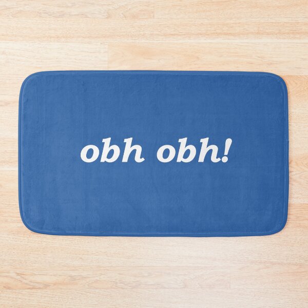 Item preview, obh obh! (oh dear in Scottish Gaelic) in blue designed and sold by Mamaidh Made.