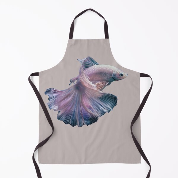 Item preview, Marine Grace | Elegant Betta Fish in Pastel Hues designed and sold by EyeArt Studio.