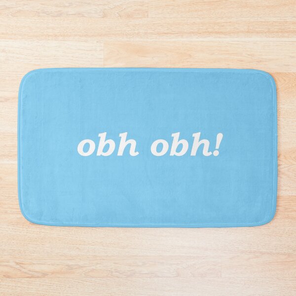 Item preview, obh obh! (oh dear in Scottish Gaelic) in cyan pastel designed and sold by Mamaidh Made.