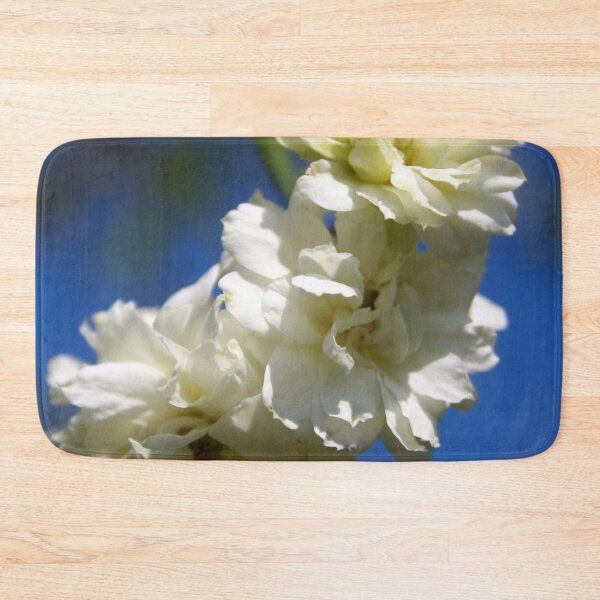 Item preview, Deutzia White Waterfall Blossom Against Blue Sky designed and sold by taiche.