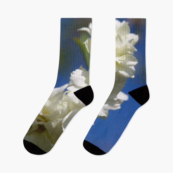 Item preview, Deutzia White Waterfall Blossom Against Blue Sky designed and sold by taiche.