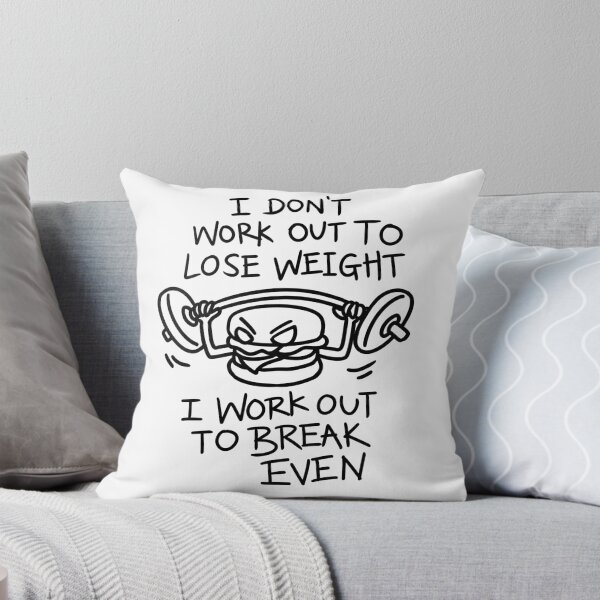 Item preview, Funny Weightlifting Burger Gym Workout - I Don't Work Out to Lose Weight I Work Out to Break Even designed and sold by Jieul.