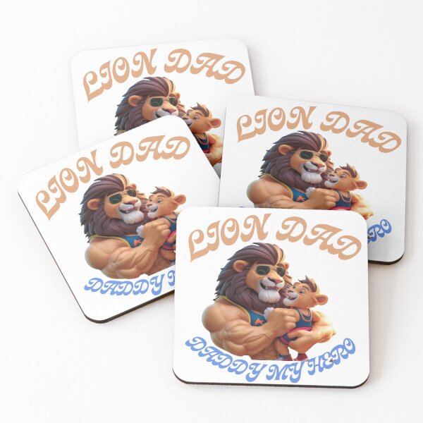 Item preview, lion dad daddy my hero designed and sold by DesignNadine.