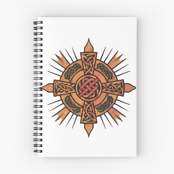 Item preview, Golden Bronze Celtic Sun Symbol Design designed and sold by CELTIC-DESIGNS.