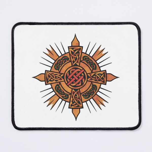 Item preview, Golden Bronze Celtic Sun Symbol Design designed and sold by CELTIC-DESIGNS.