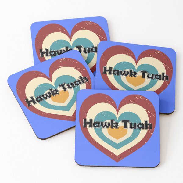 Item preview, Hawk Tuah Heart designed and sold by FatGiantCat.