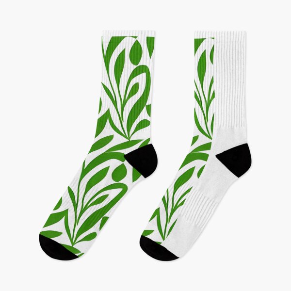 Item preview, Green Leafy Chain Botanical Pattern designed and sold by Liza36designs.