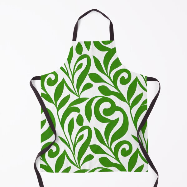 Item preview, Green Leafy Chain Botanical Pattern designed and sold by Liza36designs.