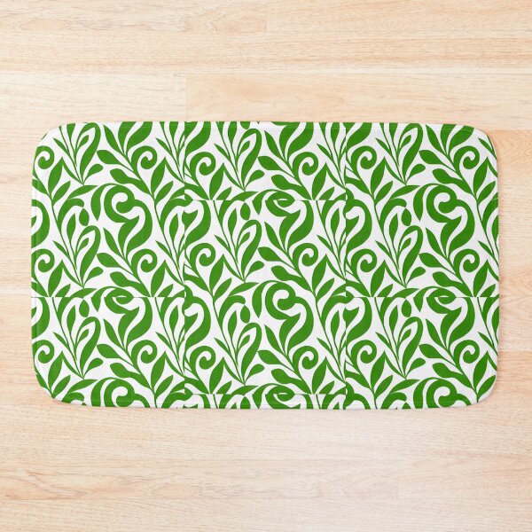 Item preview, Green Leafy Chain Botanical Pattern designed and sold by Liza36designs.