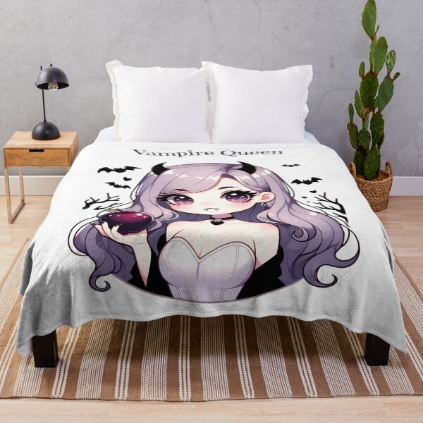 Item preview, devilishly sweet vampire queen in kawaii anime design designed and sold by Bouldershop.