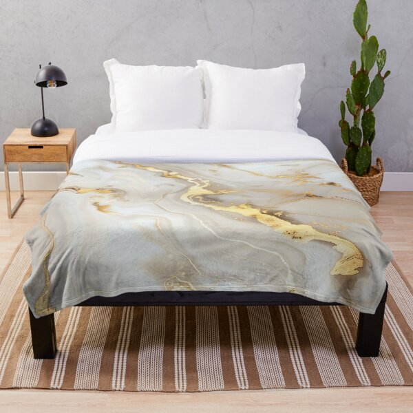 Item preview, White and Gold Marble designed and sold by NesaArtSpace.