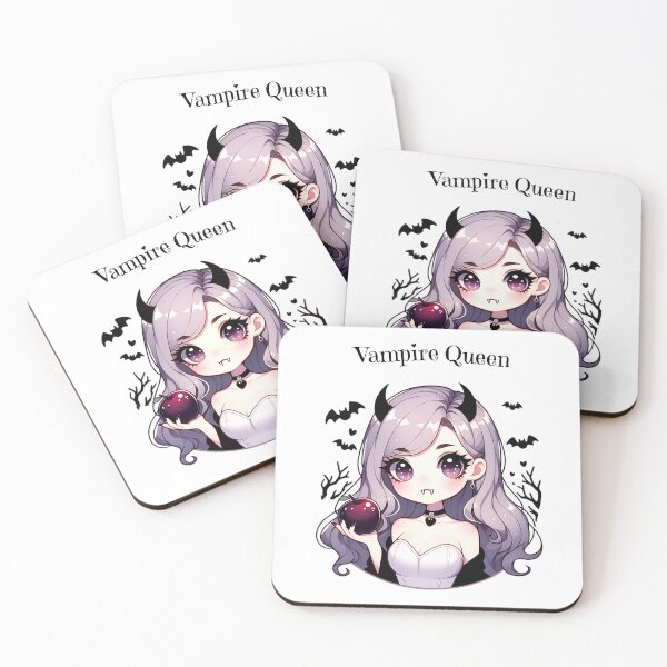Item preview, devilishly sweet vampire queen in kawaii anime design designed and sold by Bouldershop.