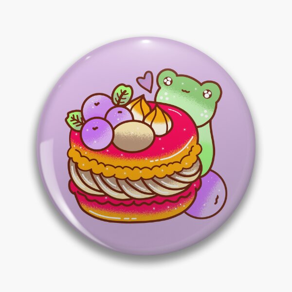 Item preview, Red cute kawaii macaron designed and sold by Quacktails.