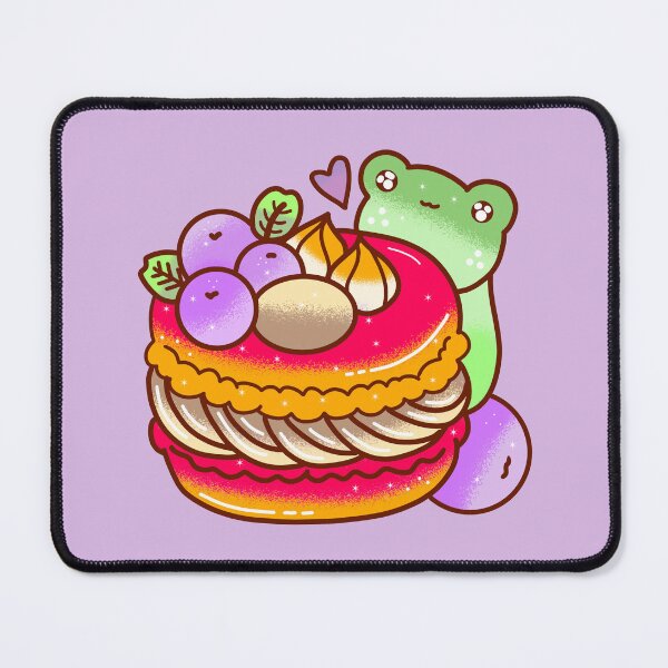 Item preview, Red cute kawaii macaron designed and sold by Quacktails.