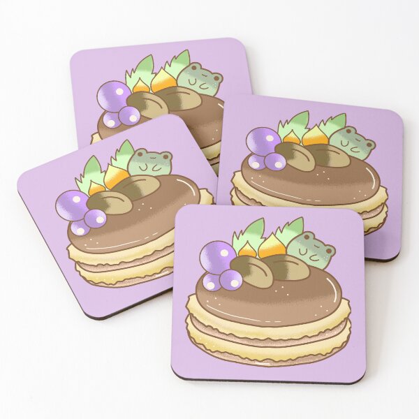 Item preview, Desset Colorful Cute Kawaii macaron froggy designed and sold by Quacktails.