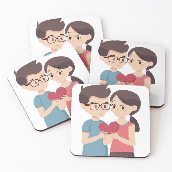 Item preview, Cute Couple designed and sold by HaxunLovesArt.