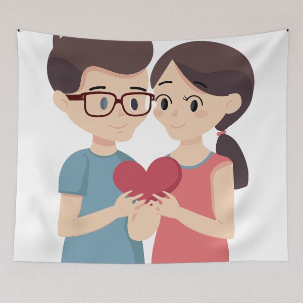 Item preview, Cute Couple designed and sold by HaxunLovesArt3295730.
